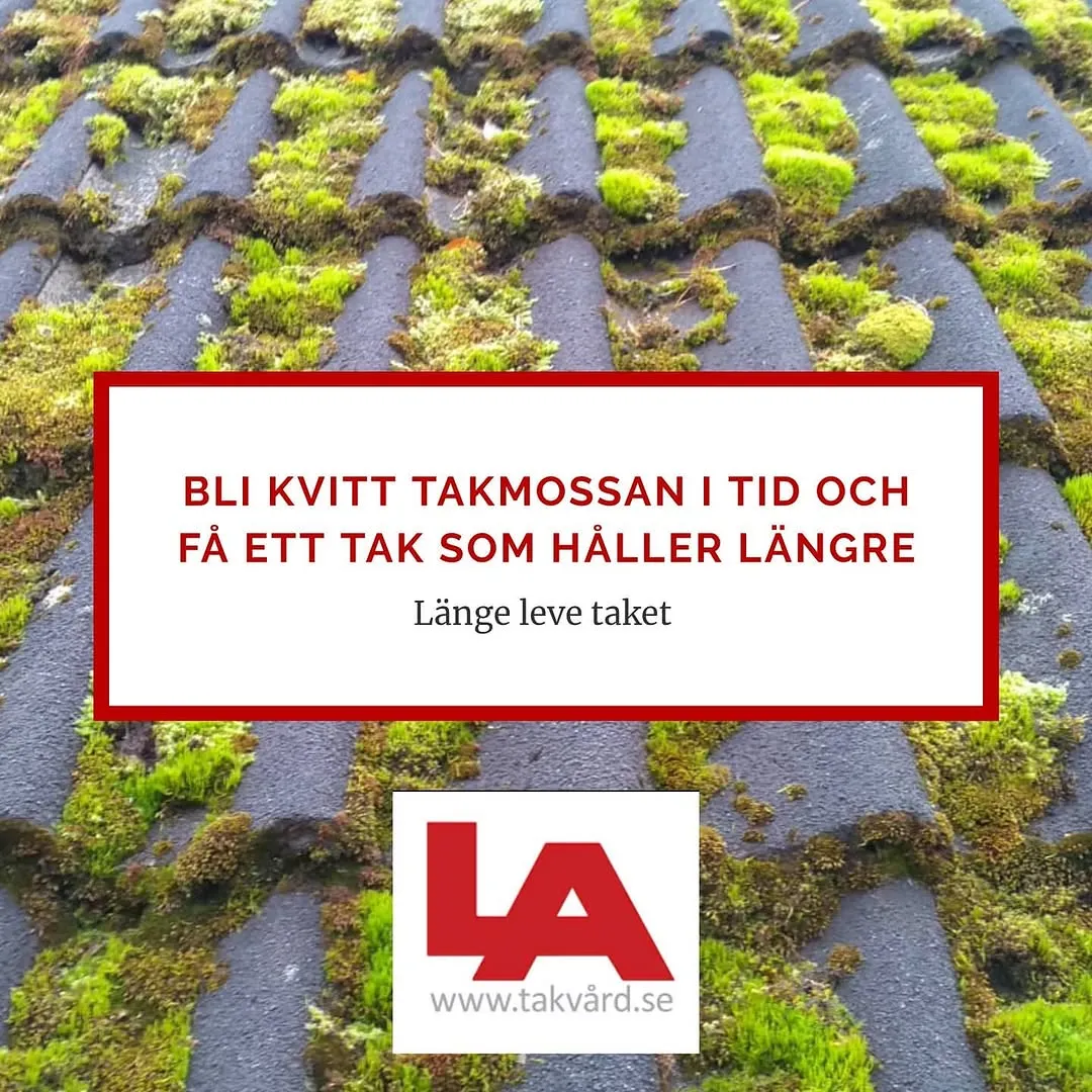 Rengöring av tak Jönköping – före